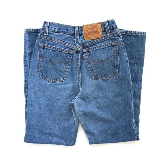 Vintage 90s Levi's 501 Stonewash Jeans Denim Women's 24 - Picture 3 of 5